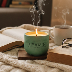 Pamir Modern Saksı Taş Mum Koleksiyonu: Estetik Tasarım ve Doğal Renklerin Buluşması