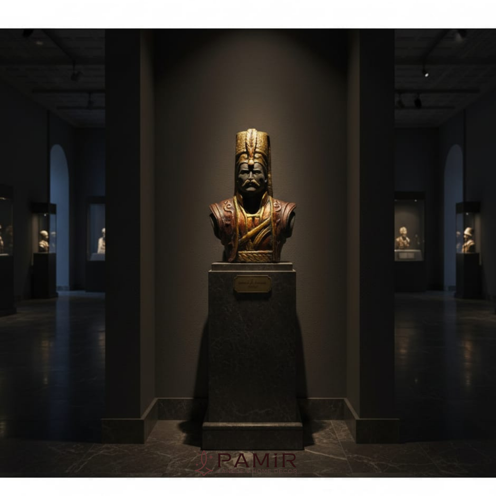 Osmanlı Yeniçeri Askeri Büstü – El Yapımı Sanat Eseri