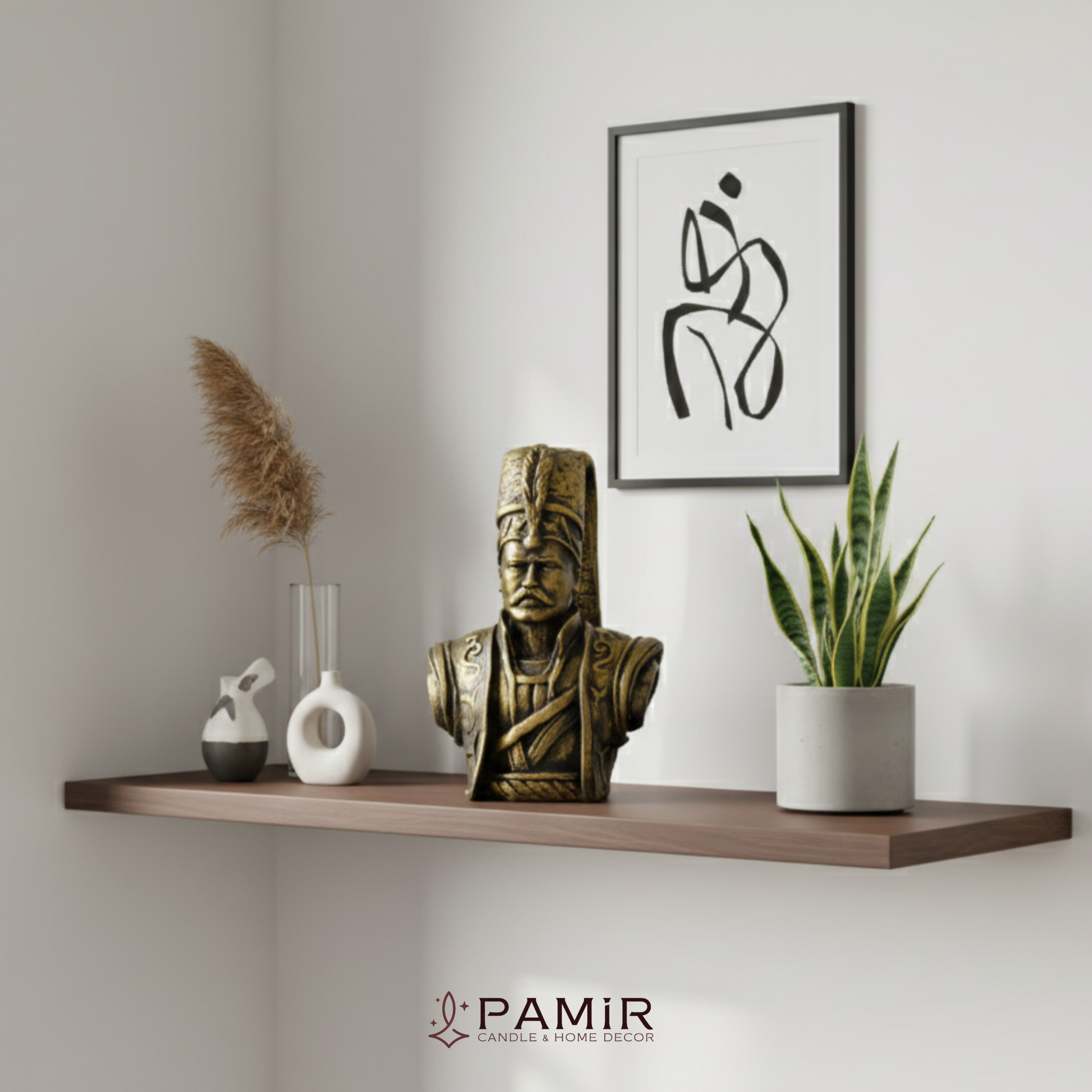 Osmanlı Yeniçeri Askeri Büstü Gold – El Yapımı Sanat Eseri