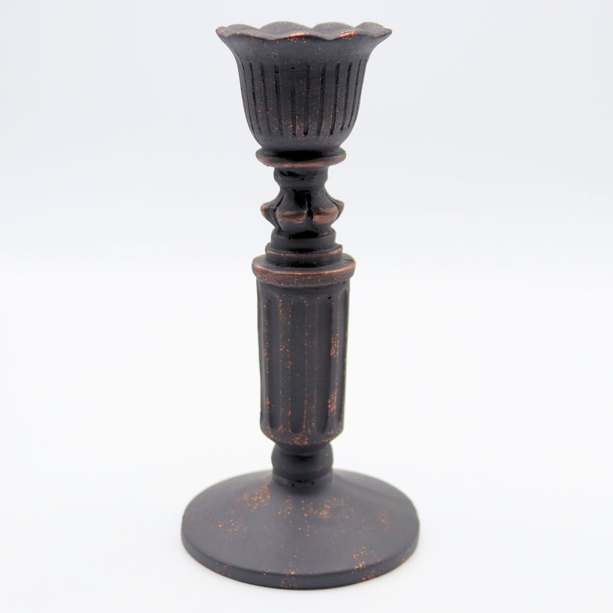 3’lü Bronz Eskitme Şamdanlık Mumluk Fransız Romantik Antik El Sanatı Dekorasyon Retro
